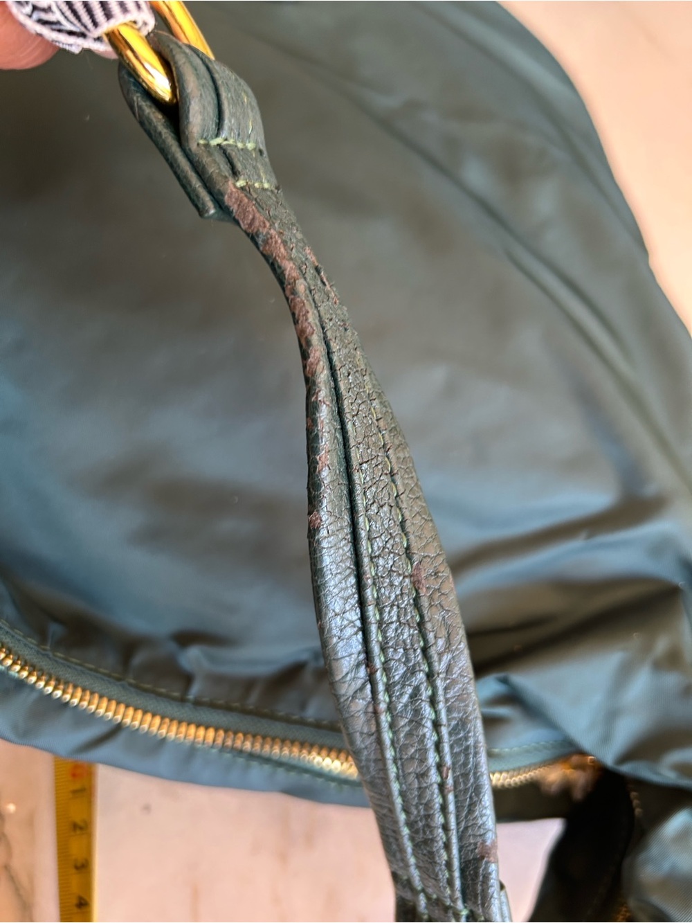 Women’s Green Hobo Co Lab Shoulder Bag - Casual Everyday Tote - Picture 10 of 10